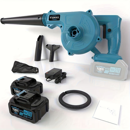 Battery Blower, 300W 12000 rpm for lawn care, leaf removal