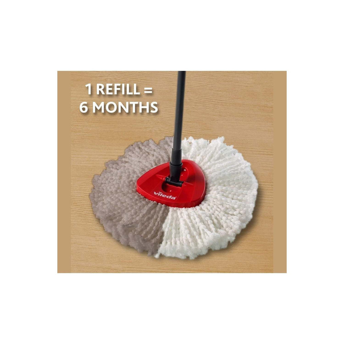 Double Bucket with Pedal Wringer Ultra-Fine Microfiber Rotating Mop