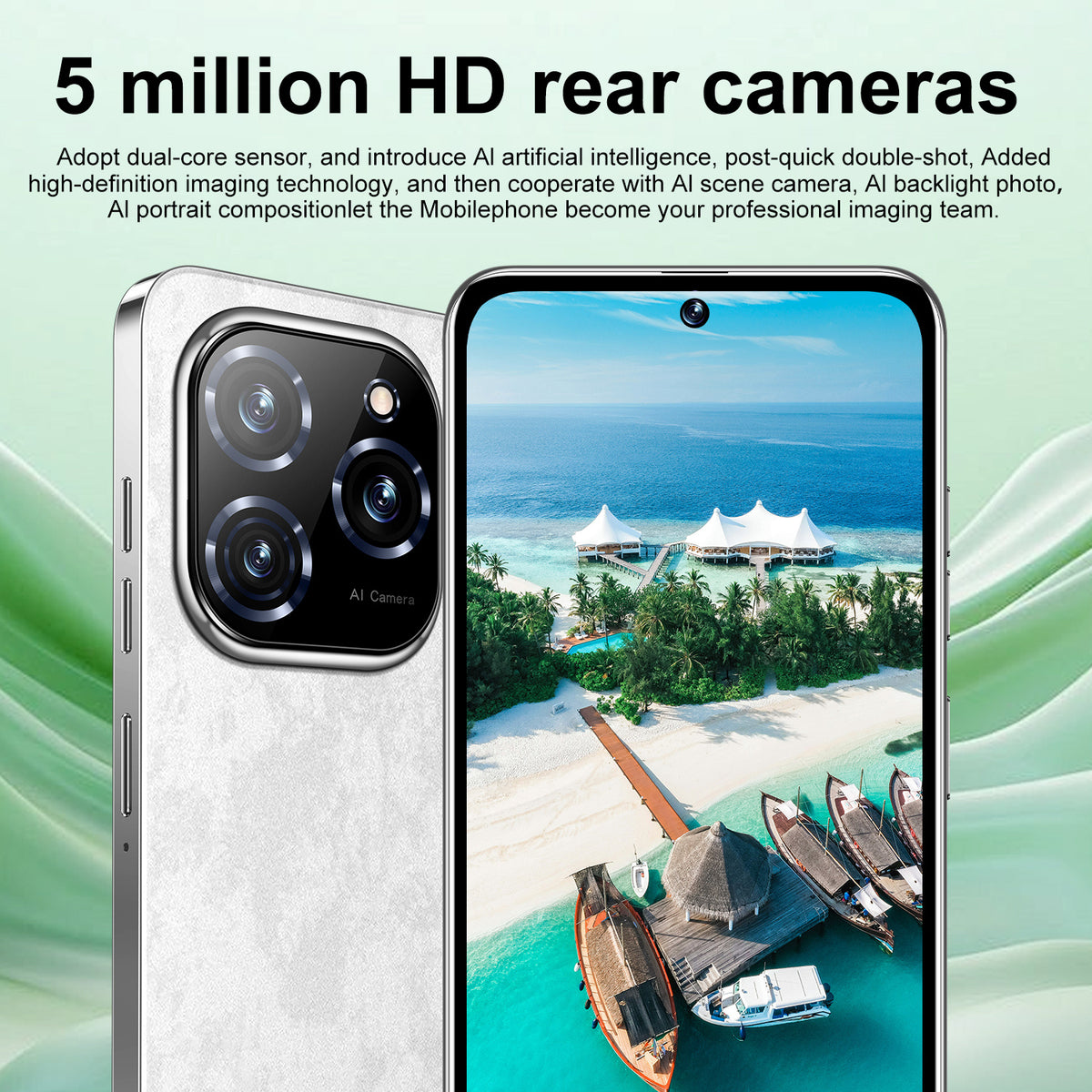 Dual SM dual standby, GPS, latest smartphone 3G network, 2GB RAM+16GB, 2MP+5MP, Android 8.1