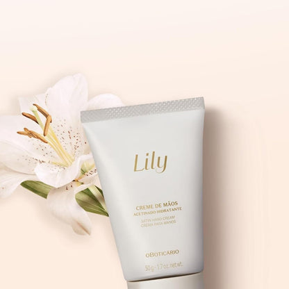 Lily Satin Hand Cream Oboticario