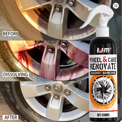 Spray detergente per cerchi | Rimuovi polvere multiuso per cerchi e mozzi