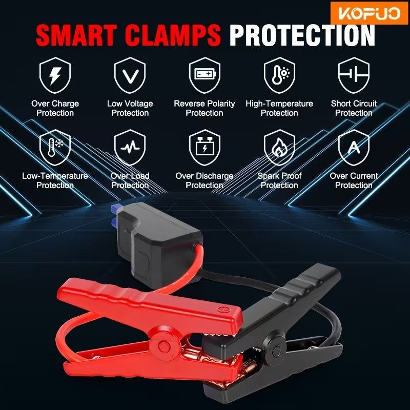 KOPUO 4000A Avviatore Portatile per Auto Strumento Professionale Batteria 12V