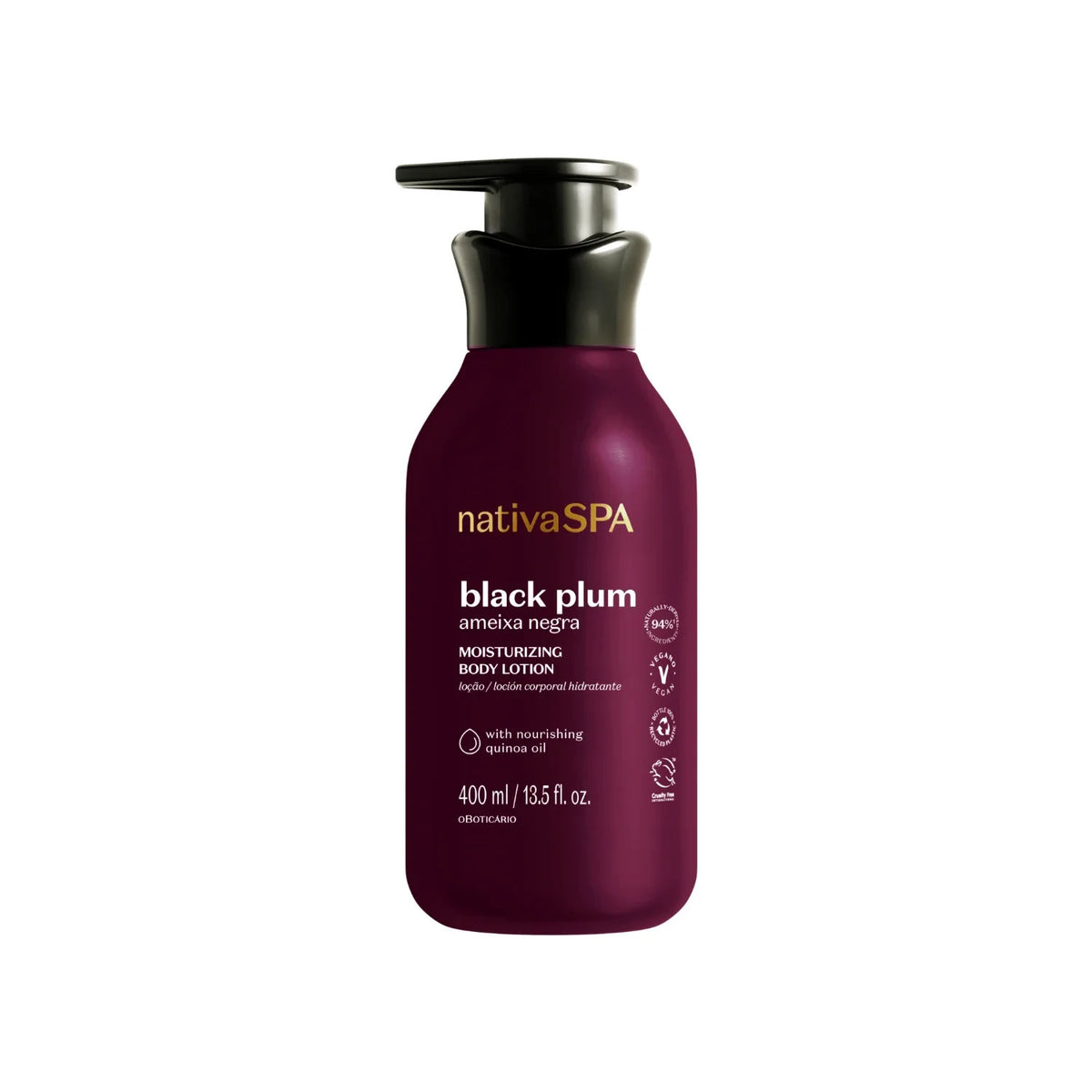 Nativa SPA Black Plum Body Lotion Oboticario