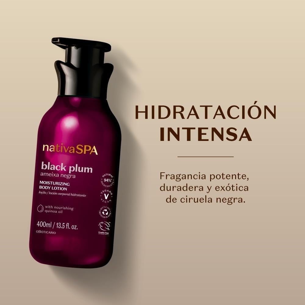 Nativa SPA Black Plum Body Lotion Oboticario