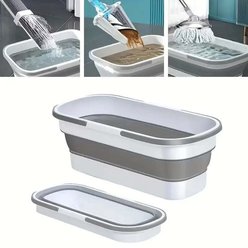 Secchio Pieghevole Resistente per Pulizia vetri, Pavimenti, Cucine, Bagni e Auto