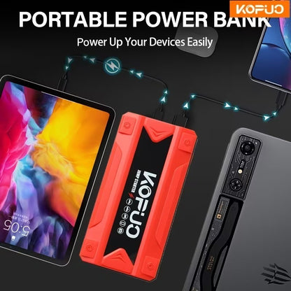 KOPUO 4000A Avviatore Portatile per Auto Strumento Professionale Batteria 12V