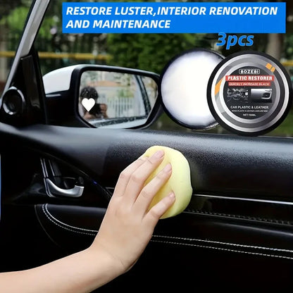 Cera rinnovante per interni auto Cura multiuso plastica anti-invecchiamento