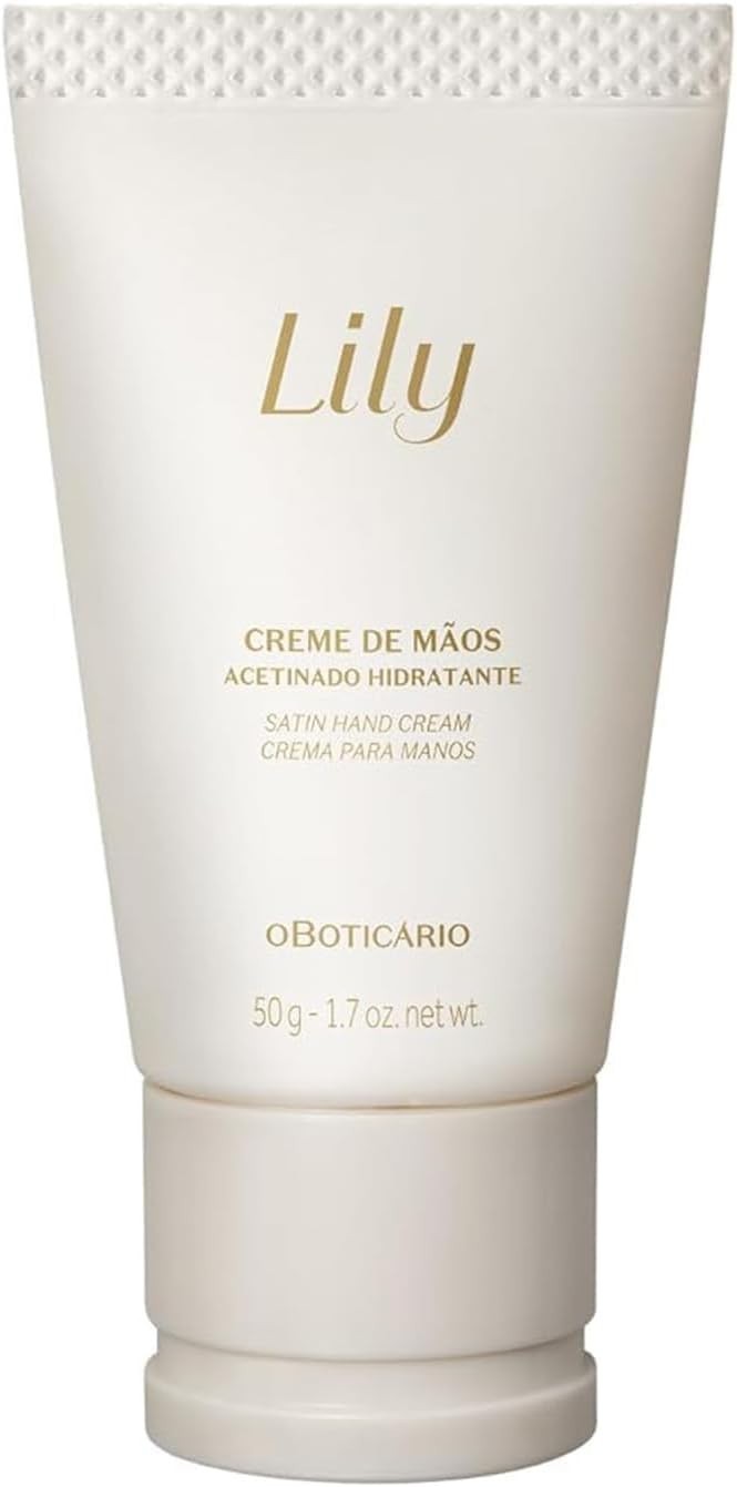 Lily Satin Hand Cream Oboticario