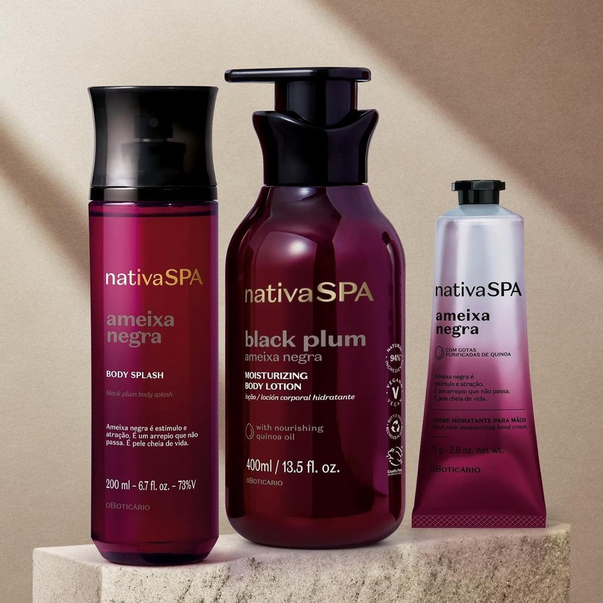 Nativa SPA Black Plum Body Lotion Oboticario
