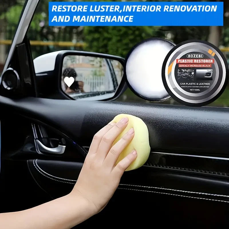 Cera rinnovante per interni auto Cura multiuso plastica anti-invecchiamento