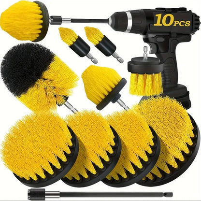 Set di 8 accessori per spazzole da trapano spazzola elettrica con attacco lungo