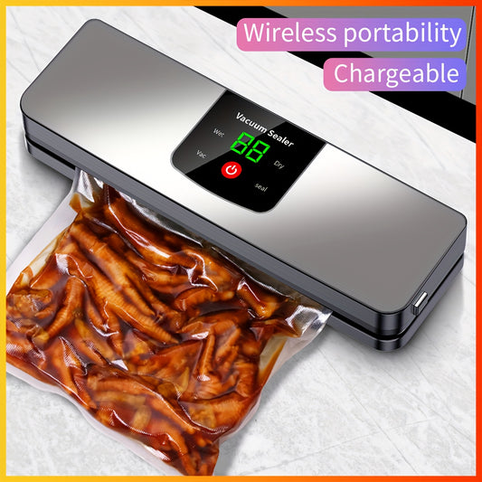 USB Rechargeable Vacuum Sealer Automatic Food Preservation