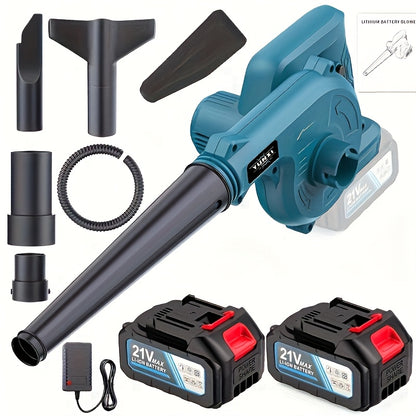 Battery Blower, 300W 12000 rpm for lawn care, leaf removal