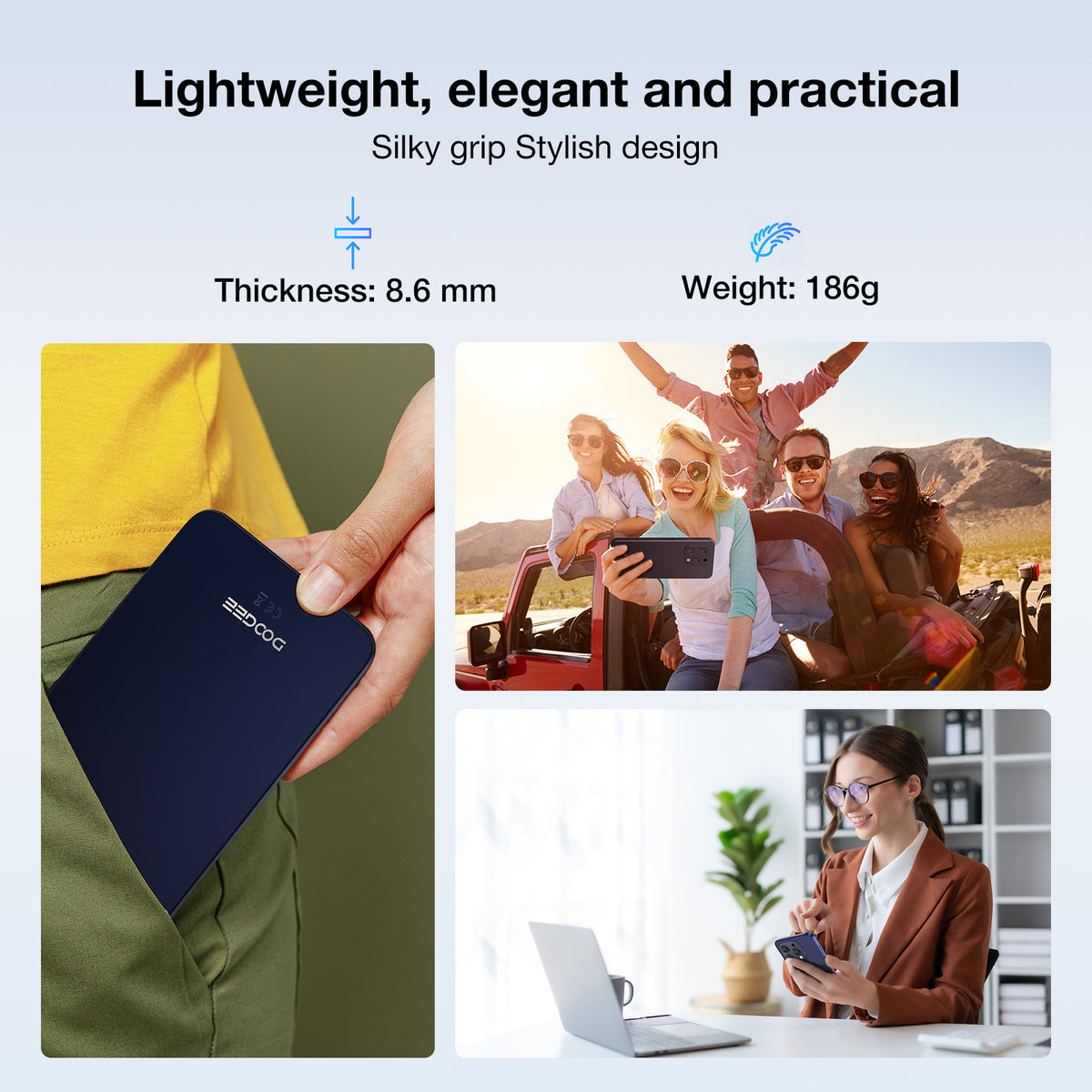 DOOGEE N55PRO Android 14, 16GB + 256GB, 6.56" HD+ 90Hz Octa Core 5150Mah 13MP+8MP Camera, 4G Dual SIM, Face Recognition/Otg/Gps