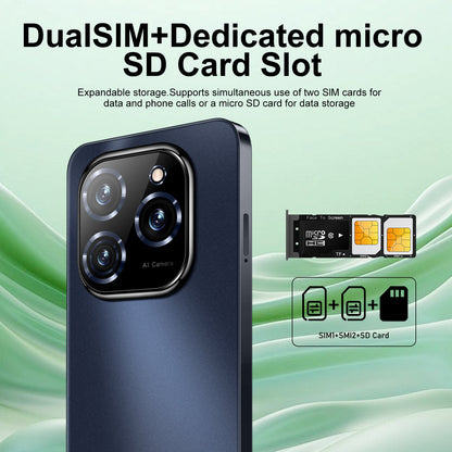 Dual SM dual standby, GPS, latest smartphone 3G network, 2GB RAM+16GB, 2MP+5MP, Android 8.1