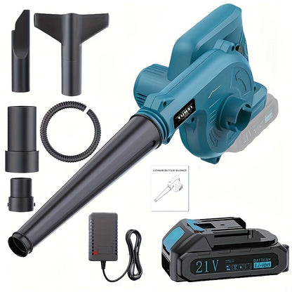 Battery Blower, 300W 12000 rpm for lawn care, leaf removal