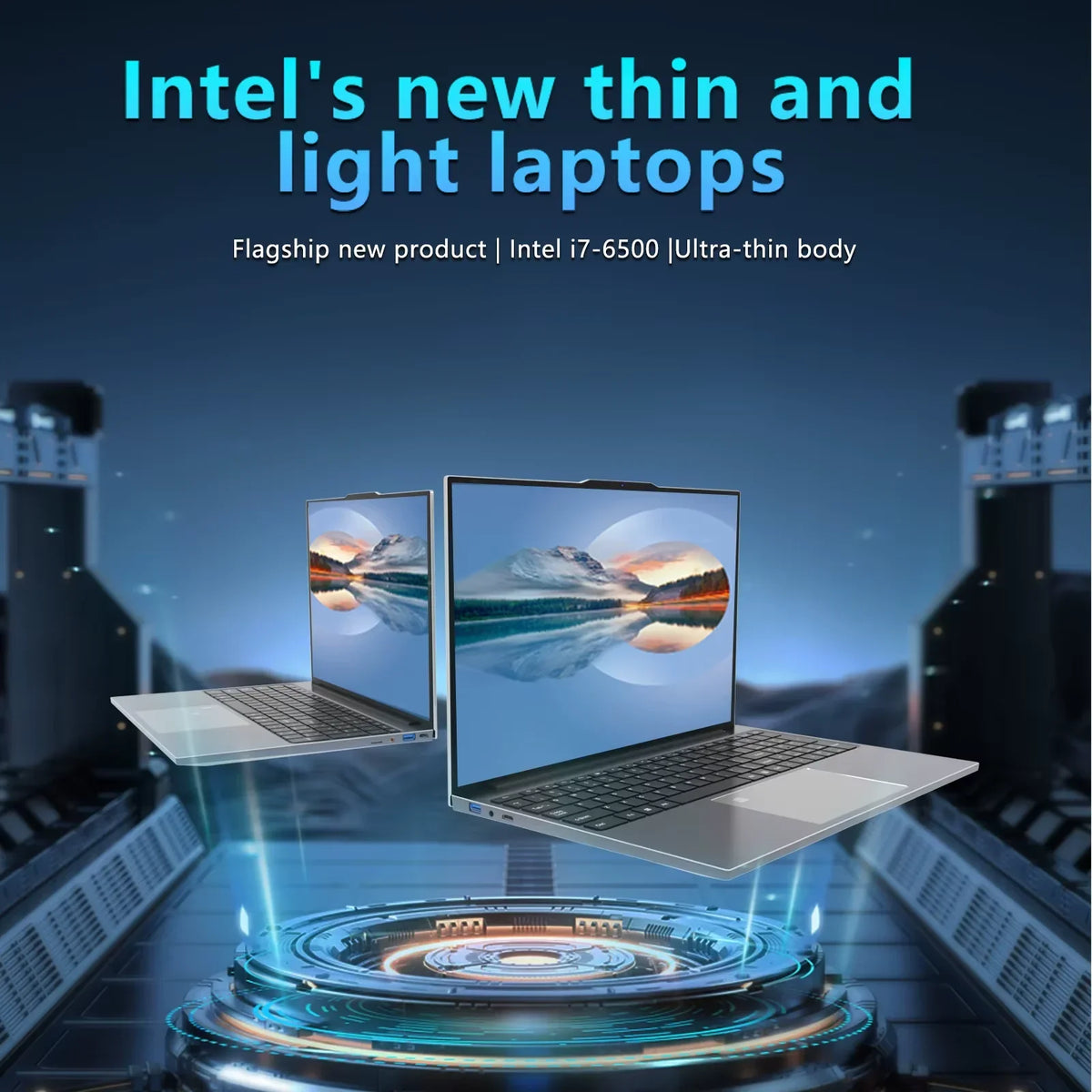 Laptop 15,6" Windows 11 – Intel Core i7-6500U, 16GB RAM, SSD 512GB/1TB, Display Full HD, Tastiera Retroilluminata e Impronta Digitale
