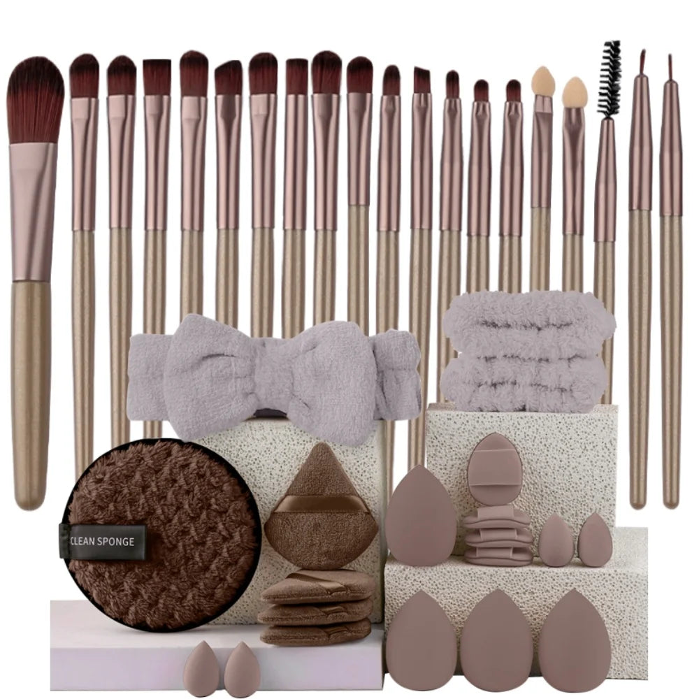 Makeup Brushes Set Premium Synthetic Kabuki Foundation