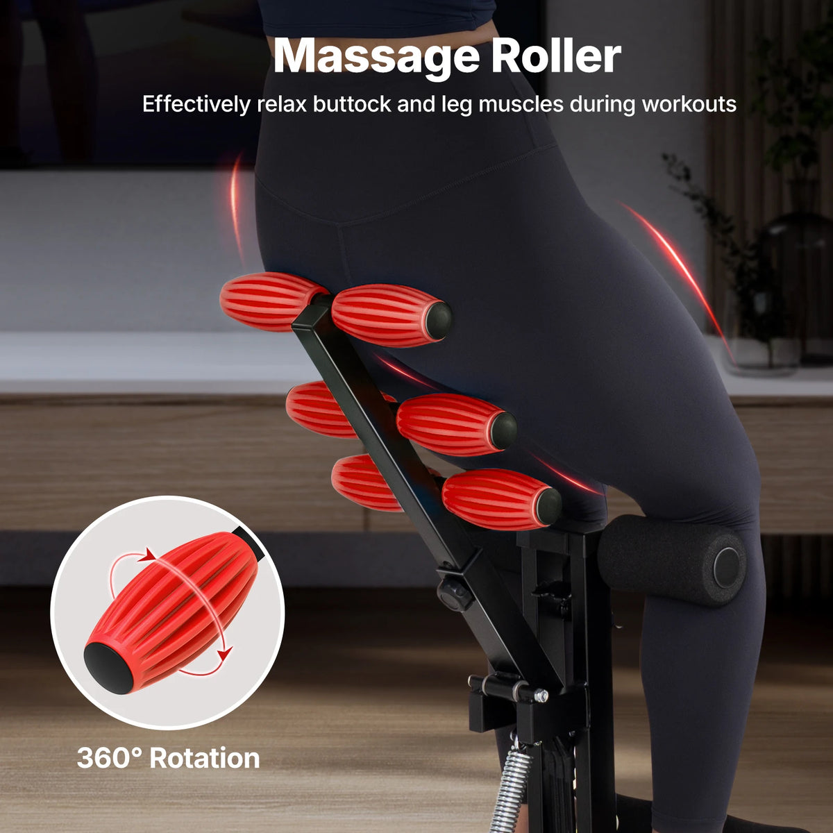 MERACH Squat Machine Regolabile 2 in 1 – Attrezzo Fitness per Gambe, Glutei, Addominali e Push Up. TK