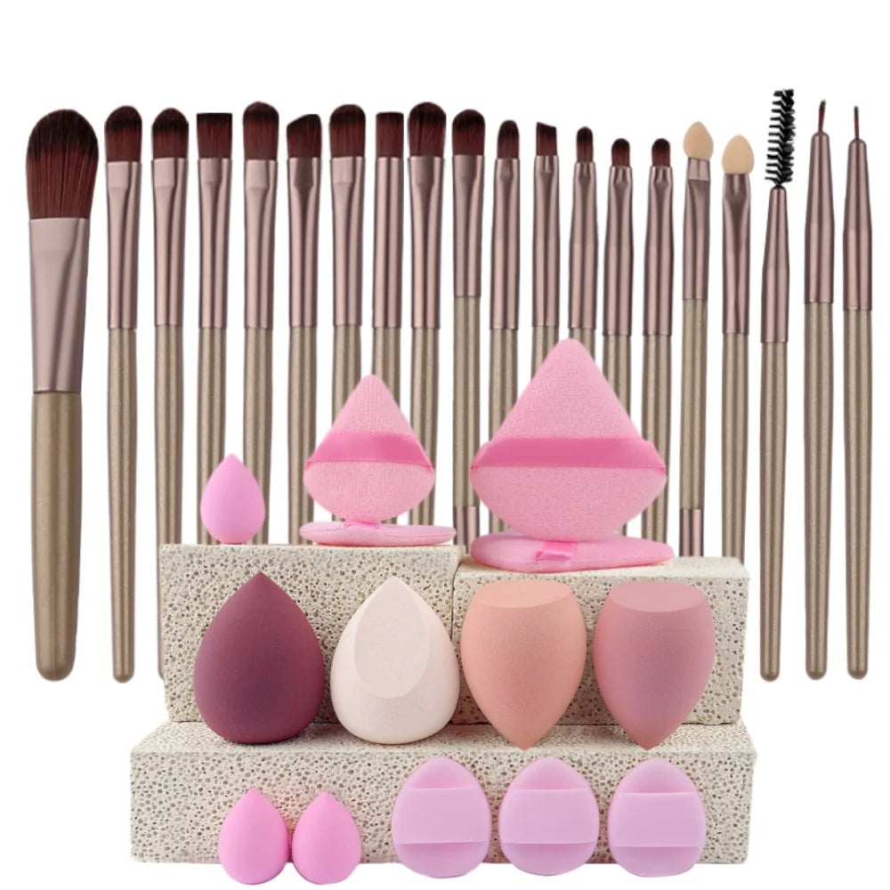 Makeup Brushes Set Premium Synthetic Kabuki Foundation
