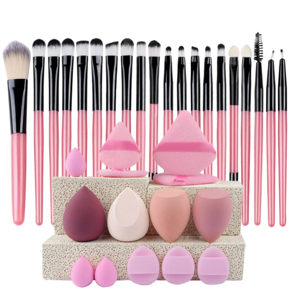 Makeup Brushes Set Premium Synthetic Kabuki Foundation