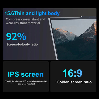 Laptop portatile da 15,6" con retroilluminazione Windows 11 processore Intel Core i7 6500U impronta digitale ideale per Ufficio, Lavoro e videogiochi.
