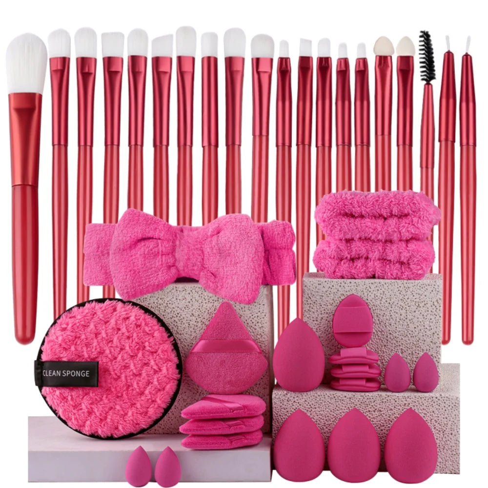 Makeup Brushes Set Premium Synthetic Kabuki Foundation