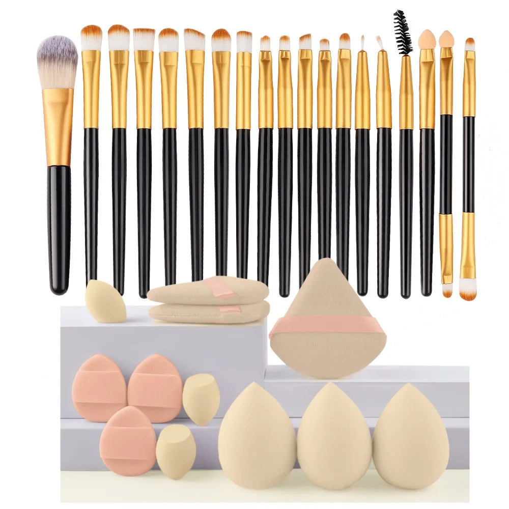 Makeup Brushes Set Premium Synthetic Kabuki Foundation