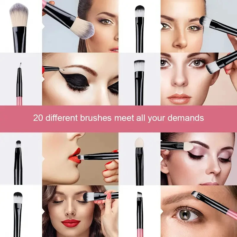 Makeup Brushes Set Premium Synthetic Kabuki Foundation