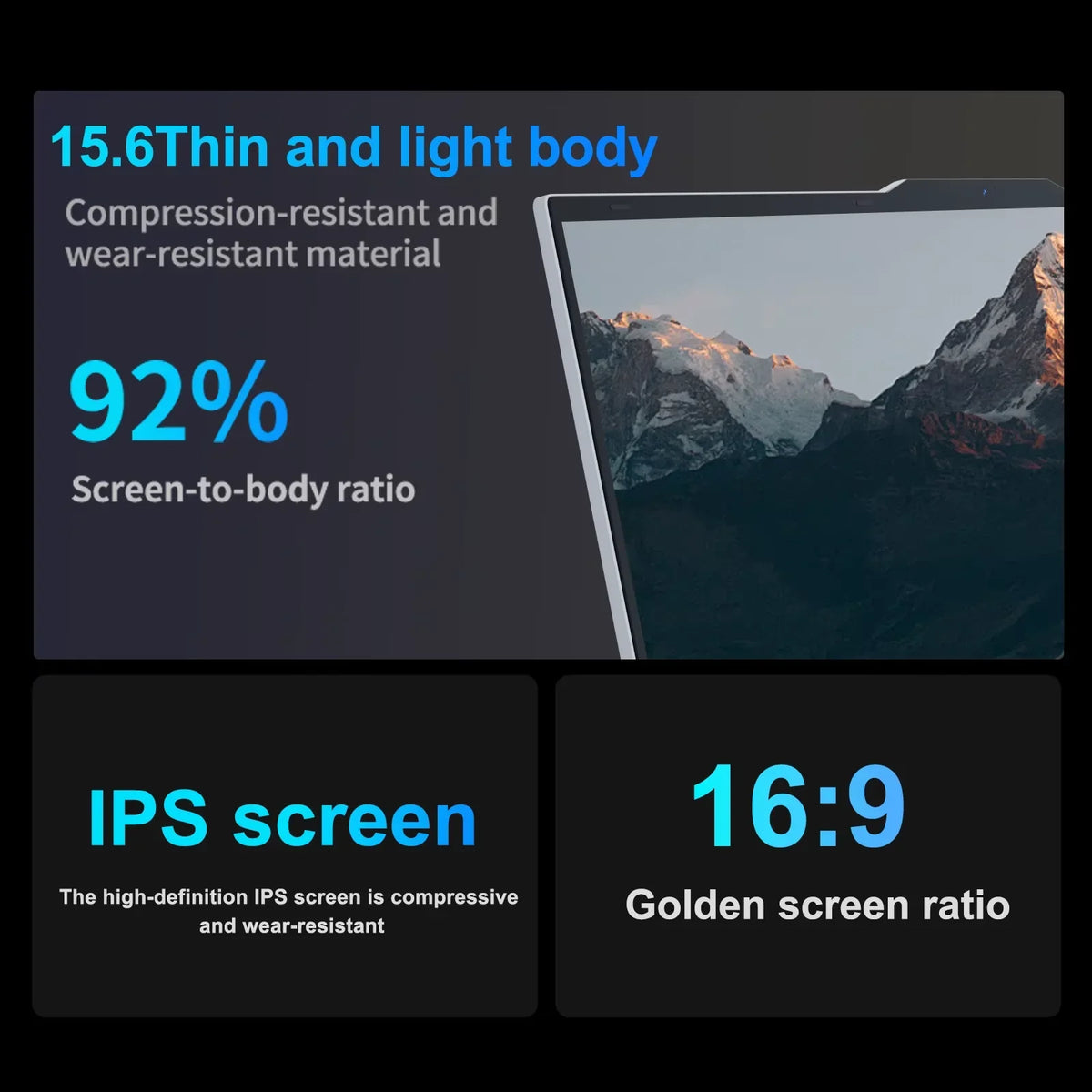Laptop 15,6" Windows 11 – Intel Core i7-6500U, 16GB RAM, SSD 512GB/1TB, Display Full HD, Tastiera Retroilluminata e Impronta Digitale