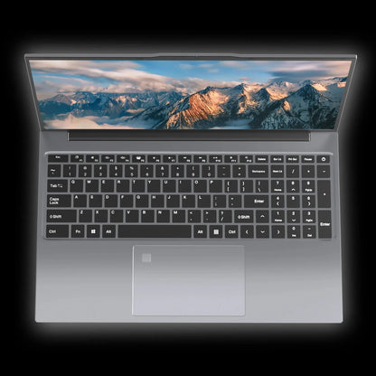 Laptop portatile da 15,6" con retroilluminazione Windows 11 processore Intel Core i7 6500U impronta digitale ideale per Ufficio, Lavoro e videogiochi.