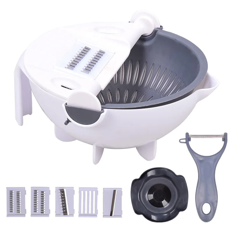 4-in-1 Electric Vegetable Cutter – Wireless Handheld Food Chopper, Garlic Mincer, Onion Slicer & Kitchen Prep Tool