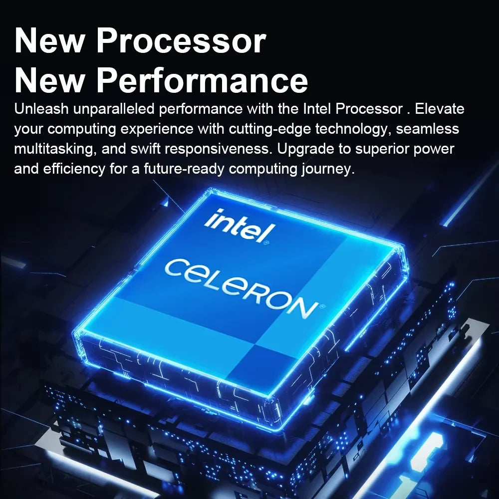 2025 New 15.6"  Windows 11 Laptop Computer Intel Celeron N4000 Fingerprint Unlock Computer 16GB DDR4 1/2TB SSD Notebook Laptops