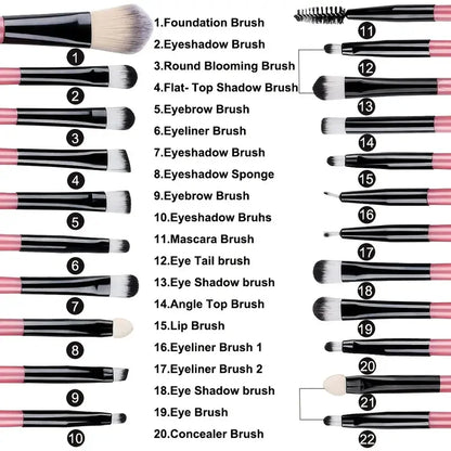 Makeup Brushes Set Premium Synthetic Kabuki Foundation