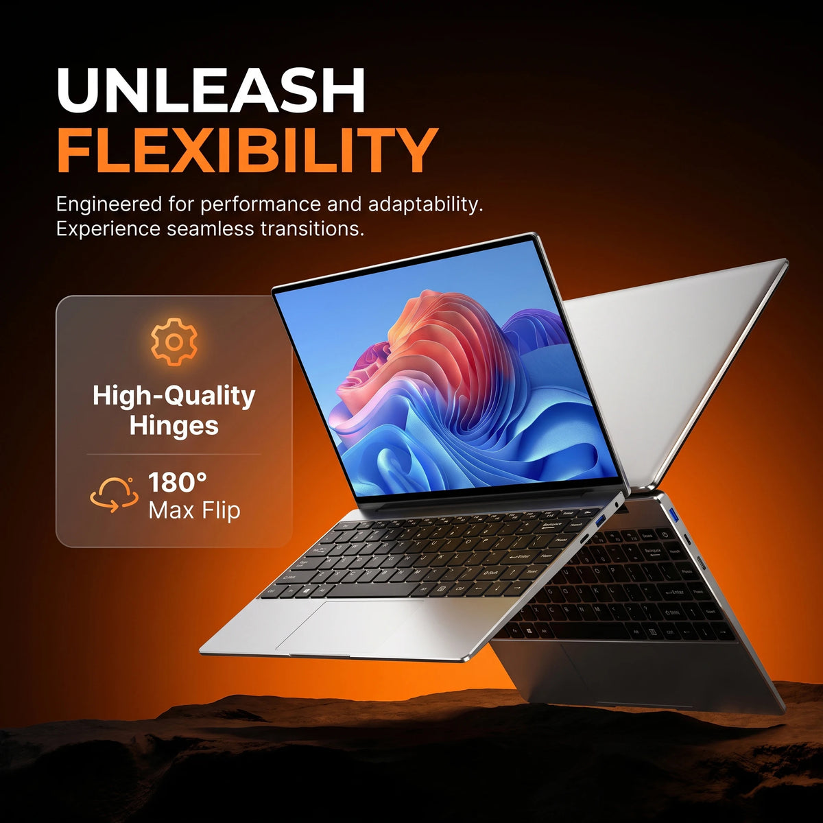 Laptop 14,1" Windows 11 – Intel Pentium N3700, 16GB RAM, SSD fino a 2TB, Display IPS Full HD 1920×1080