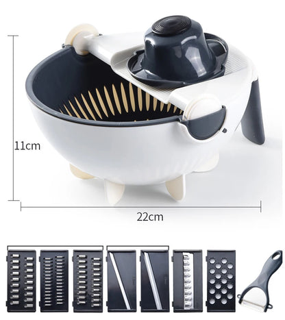4-in-1 Electric Vegetable Cutter – Wireless Handheld Food Chopper, Garlic Mincer, Onion Slicer & Kitchen Prep Tool