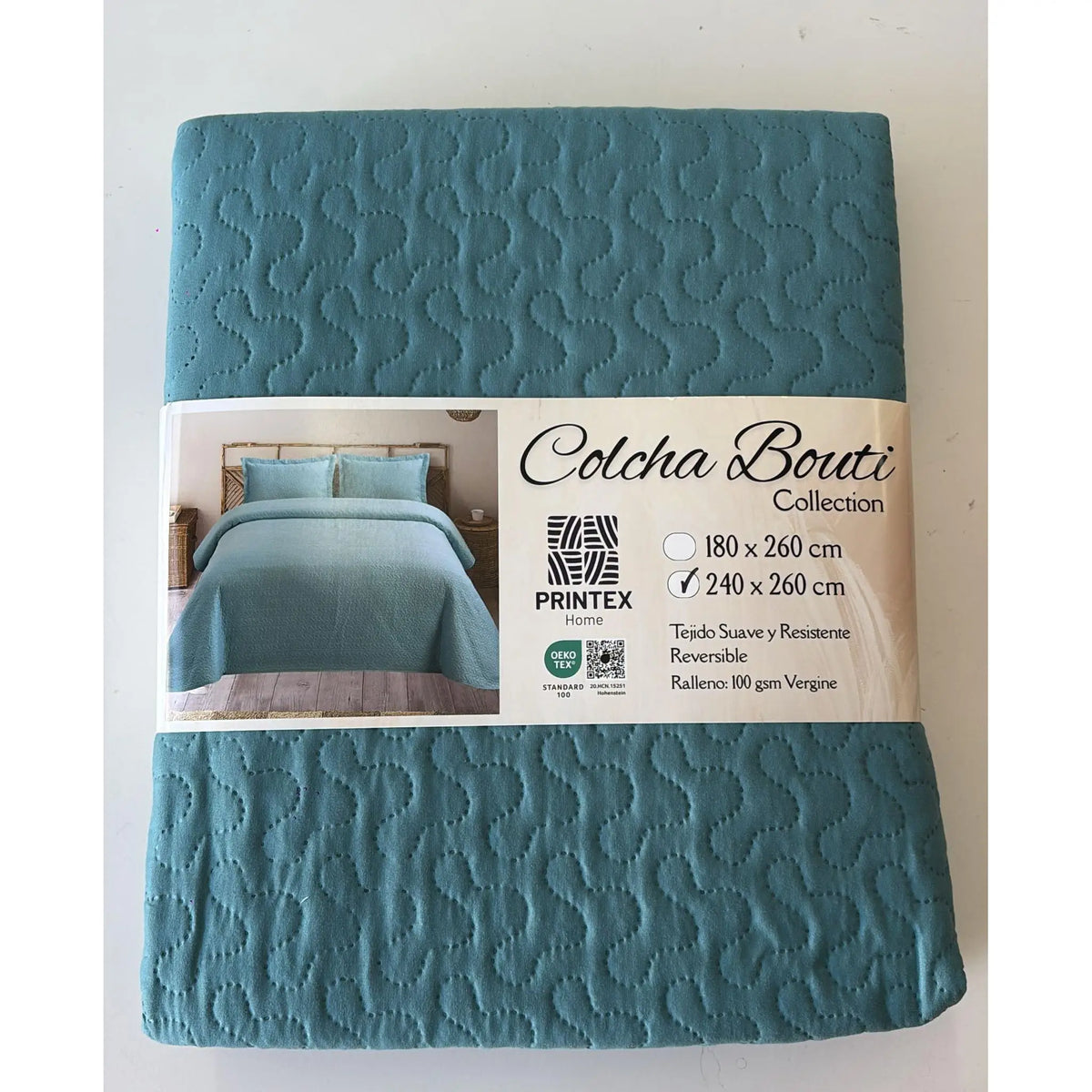 Printex Home Copriletto Estivo Reversibile Leggero - 100% Poliestere. TK