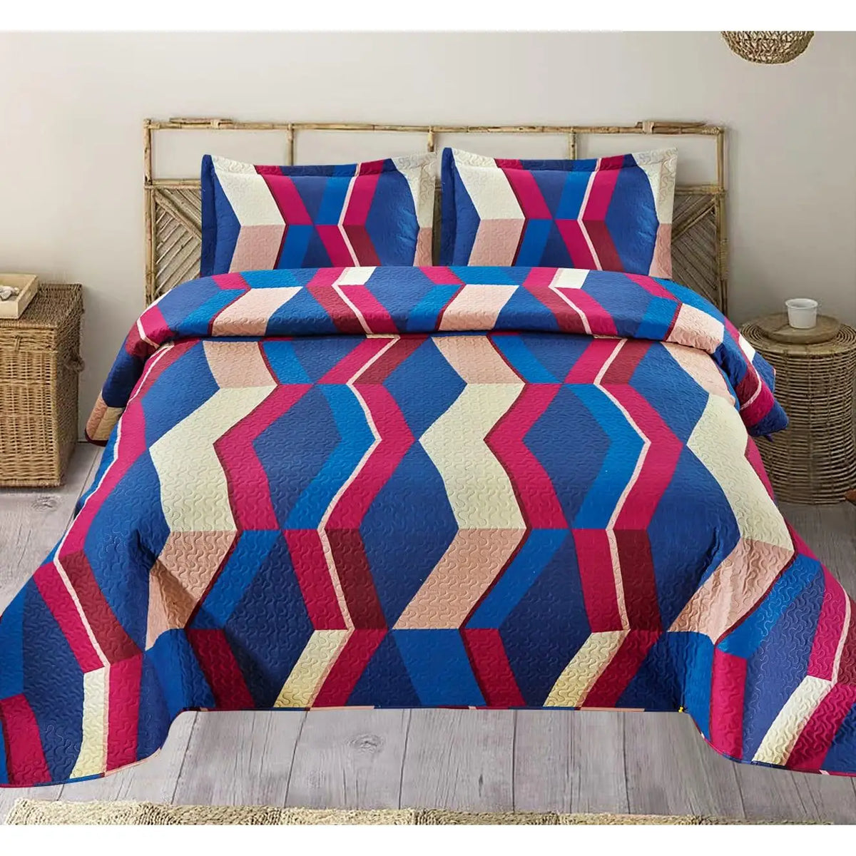 Printex Home Copriletto Estivo Reversibile Leggero - 100% Poliestere. TK