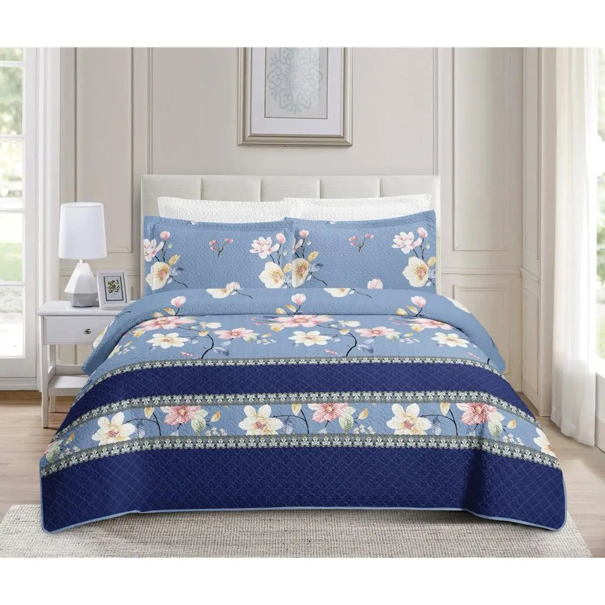 Printex Home Copriletto Estivo Reversibile Leggero - 100% Poliestere. TK