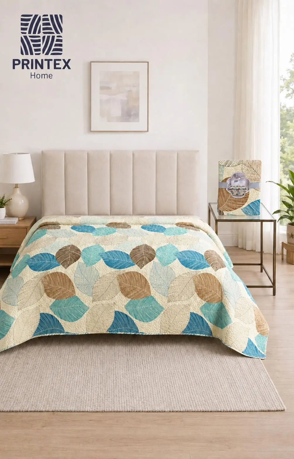 Printex Home Copriletto Estivo Reversibile Leggero - 100% Poliestere. TK