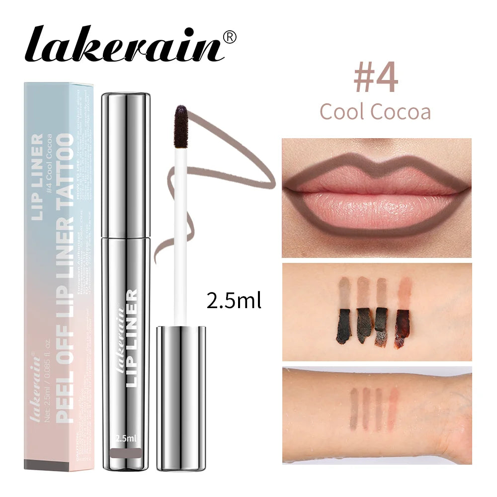 Waterproof Lip Liner Peel Off Tattoo Lipgloss Waterproof Long