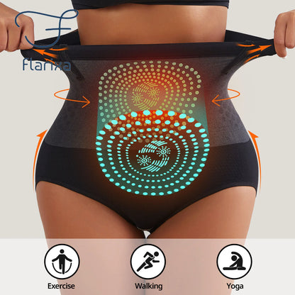 Braguitas moldeadoras sin costuras de talle alto para mujer Flarixa: control de abdomen, efecto moldeador y comodidad diaria. ES