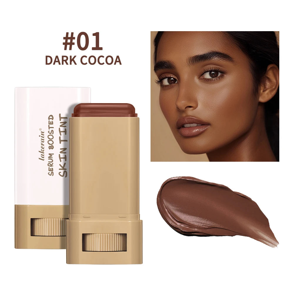 Skin Tint Foundation Stick 6 Colors Balm Serum Boosted Smooth