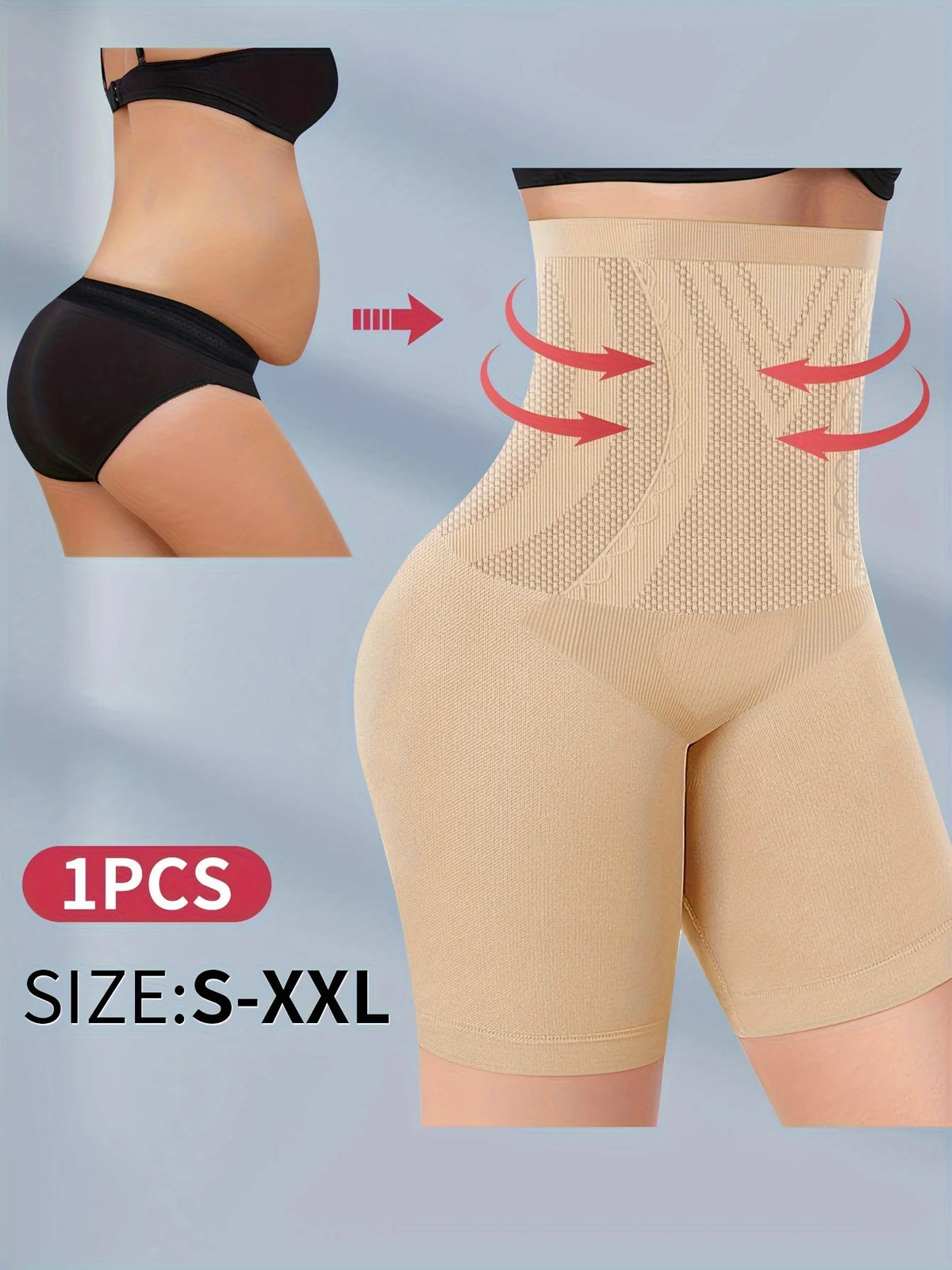 Slip Modellante a Vita Alta Senza Cuciture - Modello Parigamba Comfort