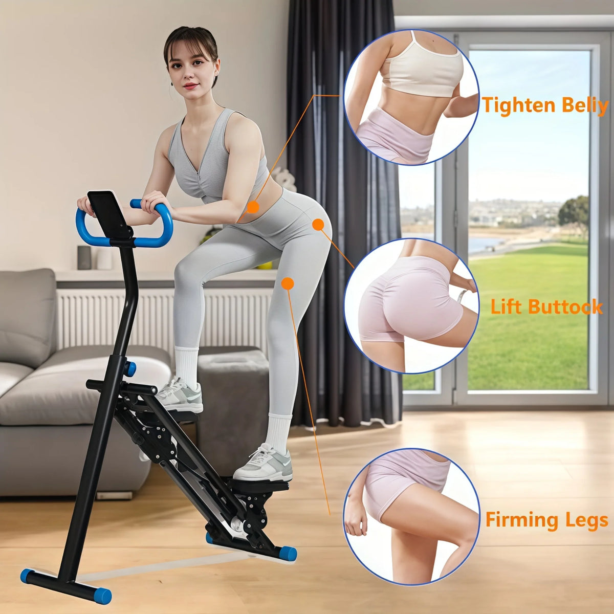 Stepper Fitness Vertical Climber Pieghevole – Attrezzo Cardio per Allenamento Completo a Casa. TK