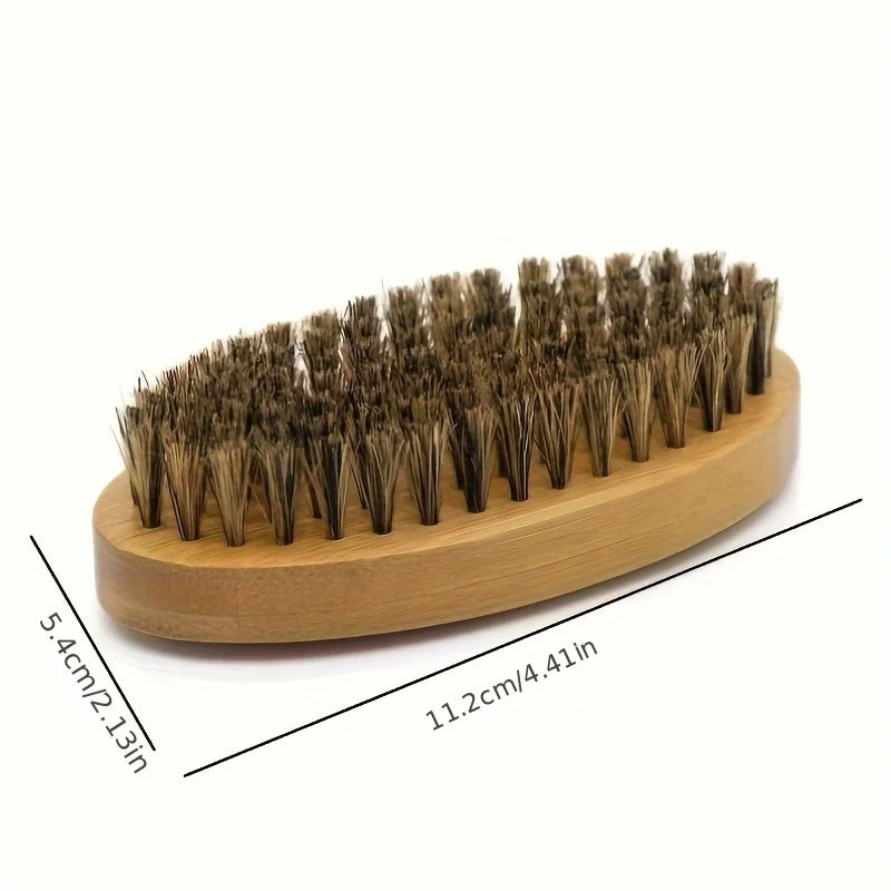 100g Waves Control Pomade Set 360 Wavy Hair Oil With Brush
