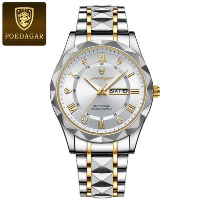 Luxury Men's Watches Waterproof Stainless Steel Luminous