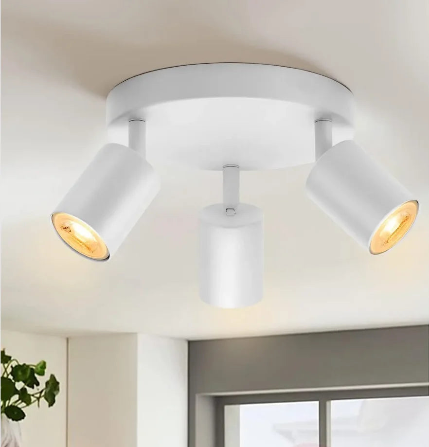 Dimmable Led GU10 Spotlight Clothing Store Background Wall Spotlight 7w 12W Trail Light Surface Mounted Ceiling Spotlight AC 220