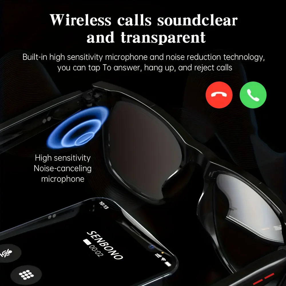 New Smart Wireless Bluetooth Glasses TWS Listen to music