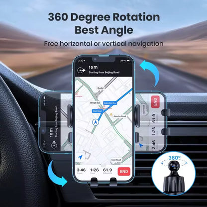 NEW Mobile Phone Holder Air Outlet Gravity Sensor Car Holder